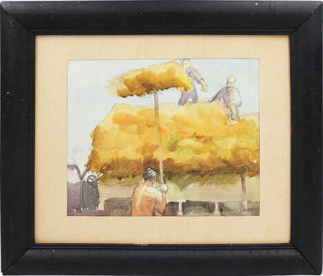 Лабас Александр Аркадьевич. Уборка сена